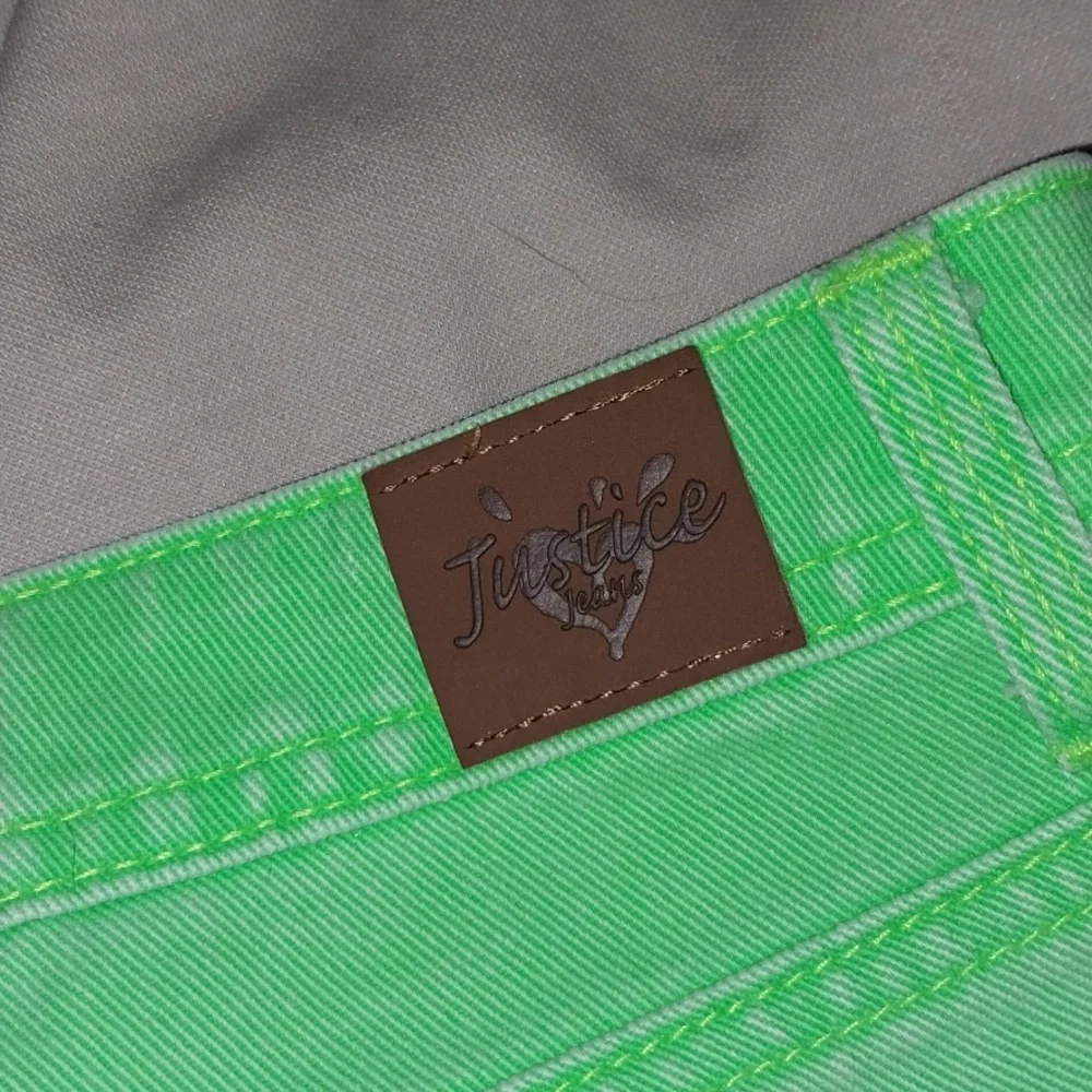 Justice neon girl shorts - 2 pairs (pink & green) Size 16